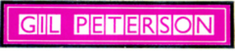 GIL PETERSON Logo (DPMA, 09.02.1996)