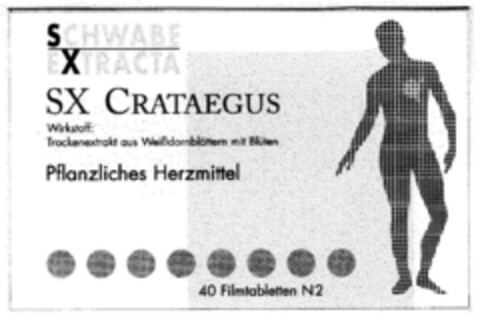 SX CRATAEGUS Logo (DPMA, 11.09.1996)