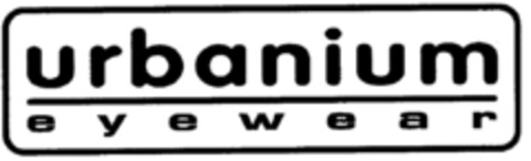 urbanium eyewear Logo (DPMA, 19.09.1996)