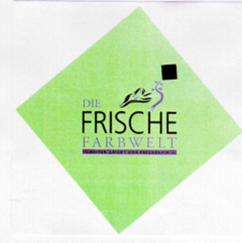 DIE FRISCHE FARBWELT Logo (DPMA, 24.11.1997)