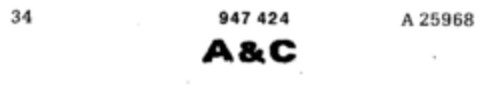 A&C Logo (DPMA, 07.05.1974)