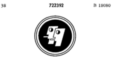 722392 Logo (DPMA, 06/13/1958)