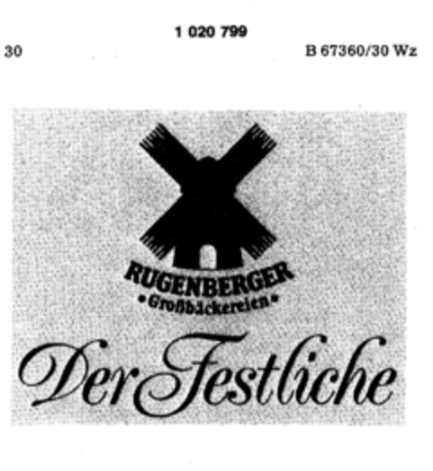 Der Festliche Logo (DPMA, 04.02.1981)