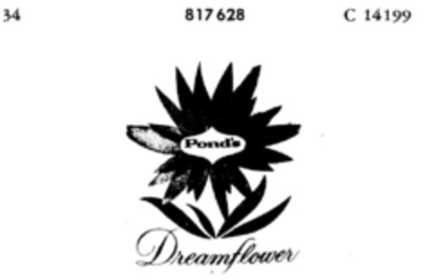 Pond`s Dreamflower Logo (DPMA, 12.11.1963)
