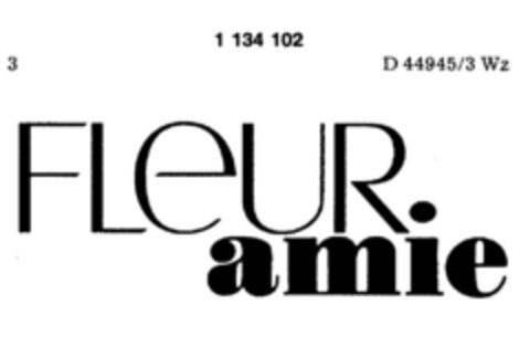 FLEUR amie Logo (DPMA, 19.07.1988)