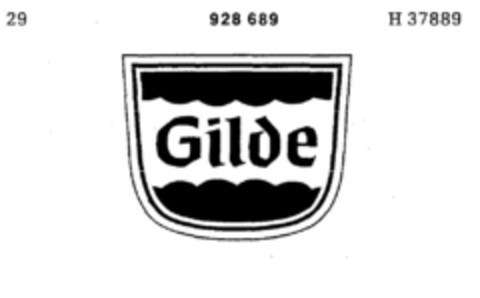 Gilde Logo (DPMA, 16.01.1973)