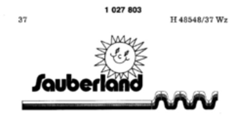 Sauberland Logo (DPMA, 12.03.1981)