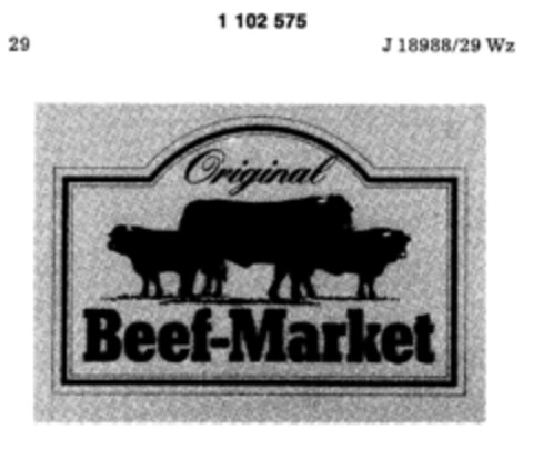 Original Beef-Market Logo (DPMA, 03.03.1984)