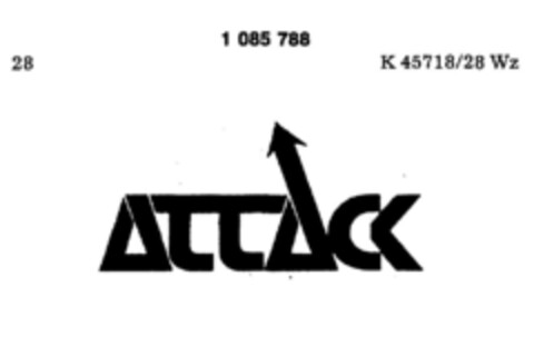 ATTACK Logo (DPMA, 04.05.1983)