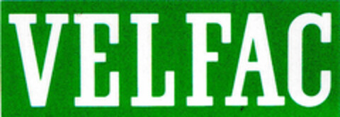 VELFAC Logo (DPMA, 10/26/1990)