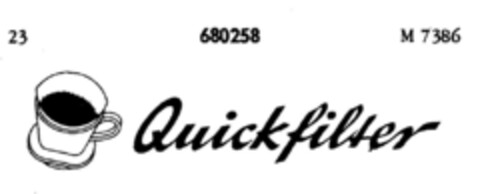 Quickfilter Logo (DPMA, 15.12.1953)