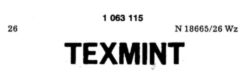 TEXMINT Logo (DPMA, 24.06.1983)