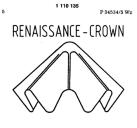 RENAISSANCE-CROWN Logo (DPMA, 06.11.1986)