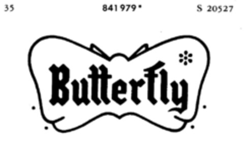 Butterfly Logo (DPMA, 11/28/1967)