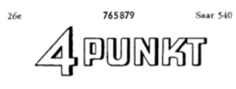 4 PUNKT Logo (DPMA, 26.11.1949)