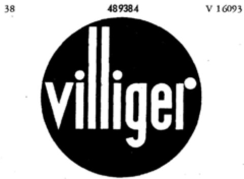 villiger Logo (DPMA, 07.09.1936)