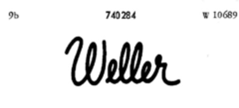 Weller Logo (DPMA, 26.05.1959)