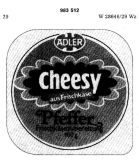 ADLER Cheesy Logo (DPMA, 31.05.1978)