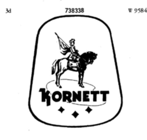 KORNETT Logo (DPMA, 10.05.1960)