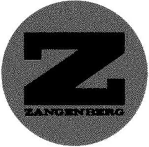 Z ZANGENBERG Logo (DPMA, 02/01/1994)