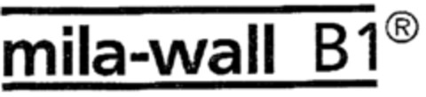 mila-wall B1 Logo (DPMA, 14.03.2000)