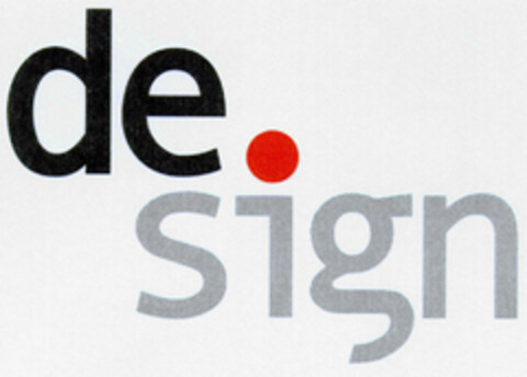 de.sign Logo (DPMA, 01.02.2001)