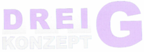 DREI G KONZEPT Logo (DPMA, 09.11.2001)