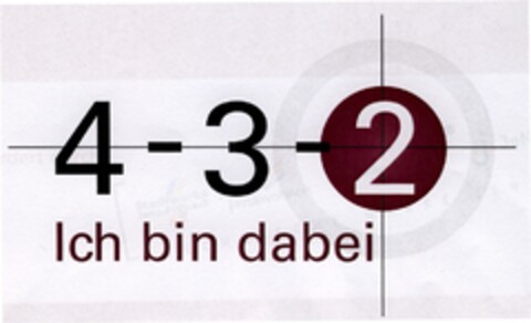 4 - 3 - 2 Ich bin dabei Logo (DPMA, 11/21/2008)