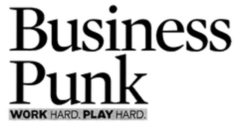 Business Punk WORK HARD PLAY HARD Logo (DPMA, 07.07.2010)