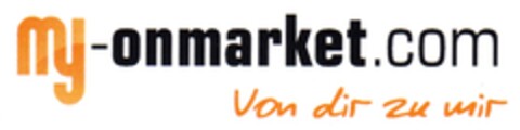my-onmarket.com Von dir zu mir Logo (DPMA, 20.06.2013)