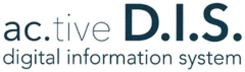 acDIS - active digital information system Logo (DPMA, 06/11/2015)