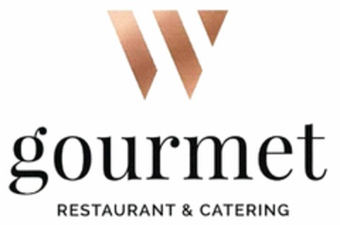 W gourmet RESTAURANT & CATERING Logo (DPMA, 14.09.2017)