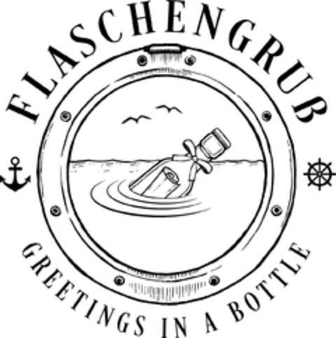 FLASCHENGRUß GREETINGS IN A BOTTLE Logo (DPMA, 06.02.2019)