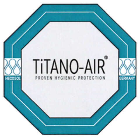 TiTANO-AIR PROVEN HYGIENIC PROTECTION Logo (DPMA, 11.11.2020)