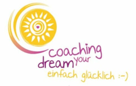 coaching your dream einfach glücklich :-) Logo (DPMA, 14.09.2020)