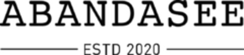 ABANDASEE ESTD 2020 Logo (DPMA, 03.11.2020)