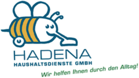 HADENA HAUSHALTSDIENSTE GMBH Wir helfen Ihnen durch den Alltag! Logo (DPMA, 08.03.2021)