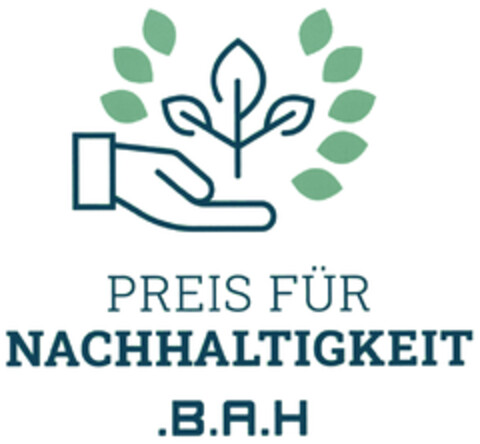 PREIS FÜR NACHHALTIGKEIT .B.A.H Logo (DPMA, 07.04.2022)