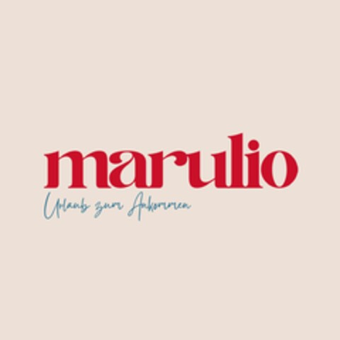 marulio Urlaub zum Ankommen Logo (DPMA, 01.07.2025)