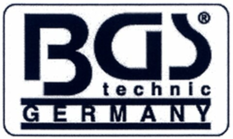 BGS technic GERMANY Logo (DPMA, 12.11.2004)