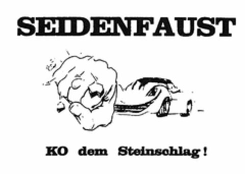 SEIDENFAUST KO dem Steinschlag Logo (DPMA, 10/26/2005)