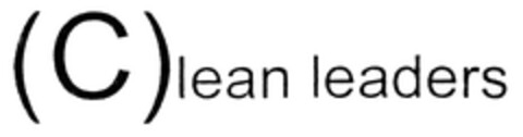 (C)lean leaders Logo (DPMA, 04/26/2007)