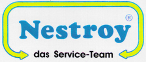 Nestroy das Service-Team Logo (DPMA, 22.12.1994)