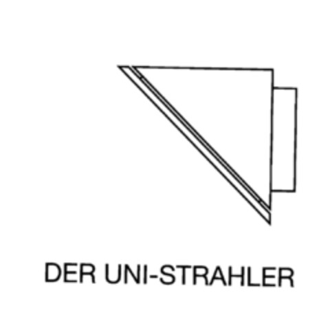 DER UNI-STRAHLER Logo (DPMA, 23.01.1995)