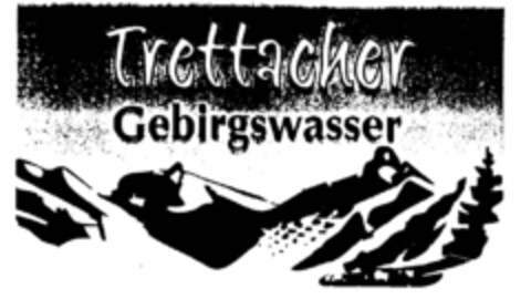 Trettacher Gebirgswasser Logo (DPMA, 25.11.1997)