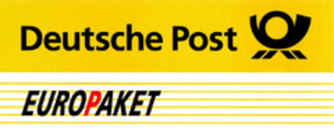 Deutsche Post EUROPAKET Logo (DPMA, 30.05.1998)