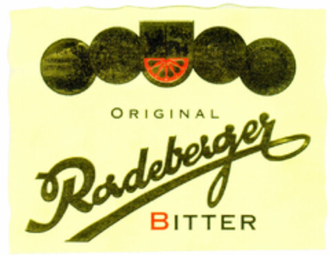 Radeberger BITTER Logo (DPMA, 08.07.1999)