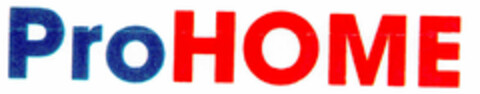 ProHOME Logo (DPMA, 11/18/1999)