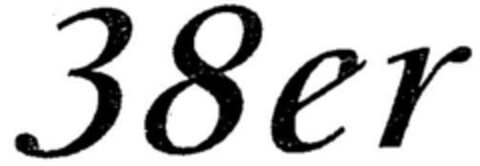 38er Logo (DPMA, 29.11.1999)