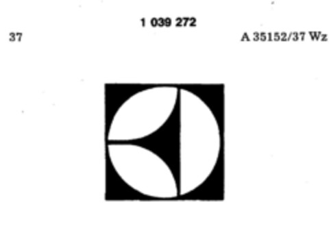 1039272 Logo (DPMA, 19.11.1981)
